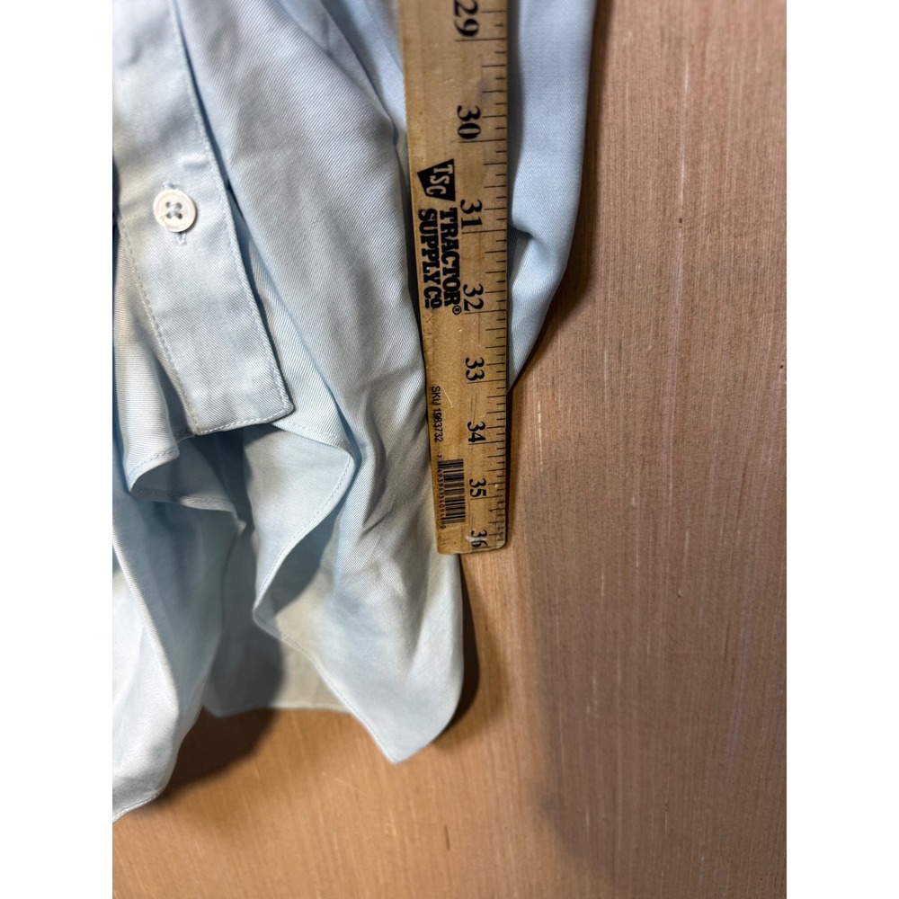 Veronica Beard $498 Sierra Light Blue Ruched Tie Front Shirt Dress Size 10 - Picture 2 of 6